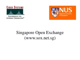 Singapore Open Exchange (www.sox.net.sg)
