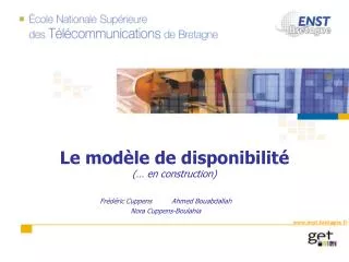 le mod le de disponibilit en construction