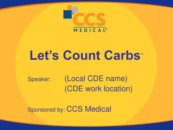 let s count carbs