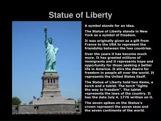 statue of liberty