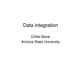Data integration