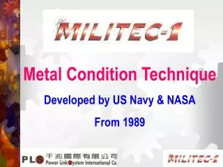 Metal Condition Technique Developed by US Navy &amp; NASA From 1989