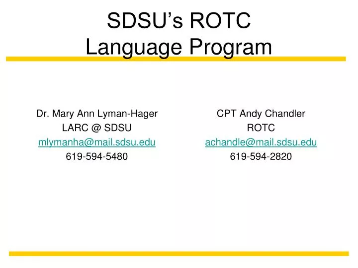 sdsu s rotc language program