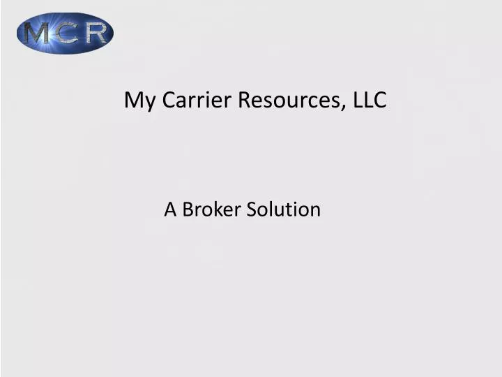 my carrier resources llc