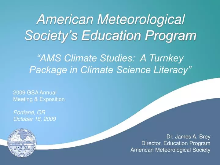american meteorological society s education program