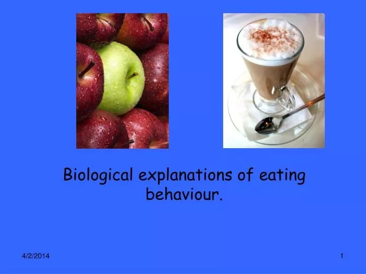 biological explanations of eating behaviour
