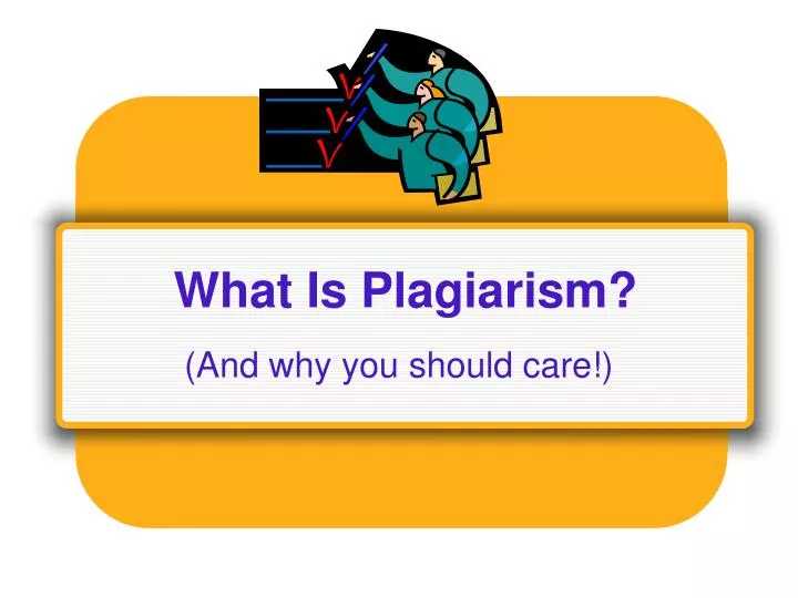 what is plagiarism