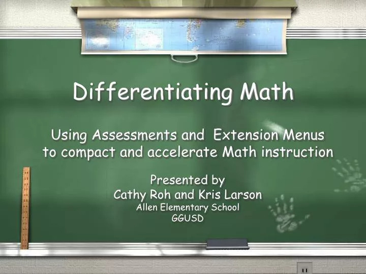 differentiating math