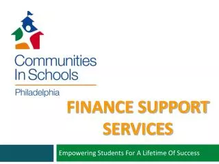FINANCE SUPPORT SERVICES