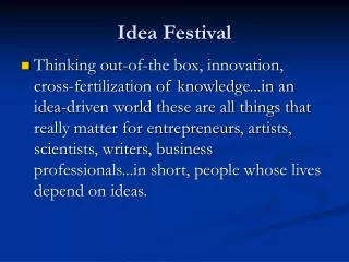 Idea Festival