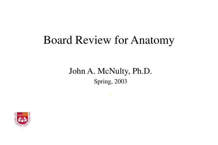 board review for anatomy