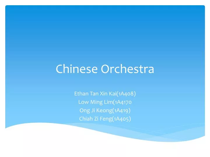 chinese orchestra