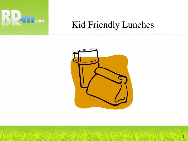 kid friendly lunches