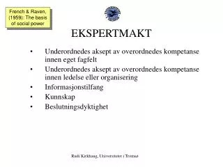 ekspertmakt