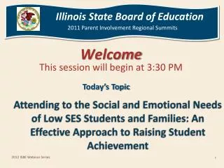 Attending to the Social and Emotional Needs of Low SES Students and Families: An Effective Approach to Raising Student