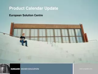 Product Calendar Update