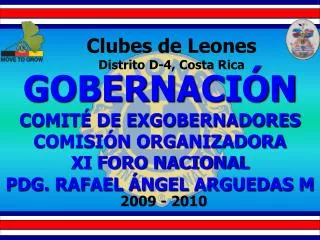 Clubes de Leones Distrito D-4, Costa Rica