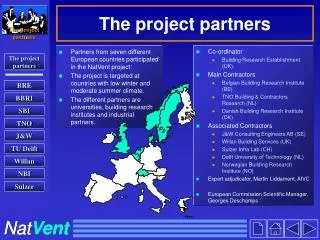 The project partners