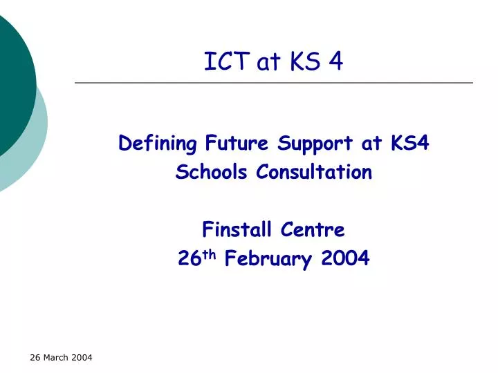 ict at ks 4