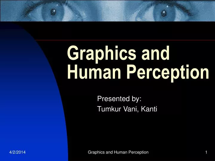 graphics and human perception