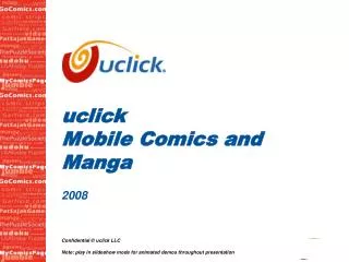 uclick Mobile Comics and Manga 2008