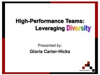 High-Performance Teams: Leveraging