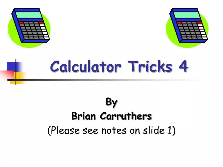 calculator tricks 4