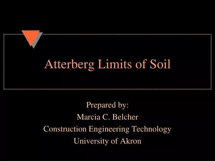 atterberg limits of soil