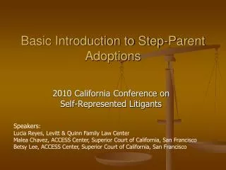 Basic Introduction to Step-Parent Adoptions