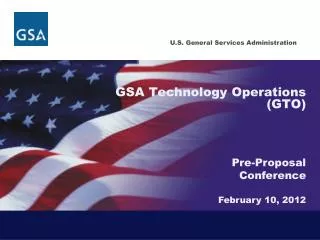 GSA Technology Operations (GTO)