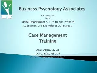 Business Psychology Associates