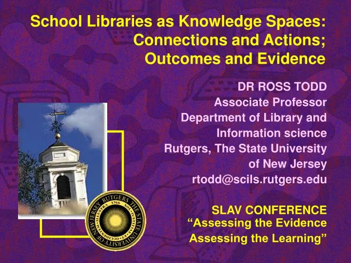 school libraries as knowledge spaces connections and actions outcomes and evidence