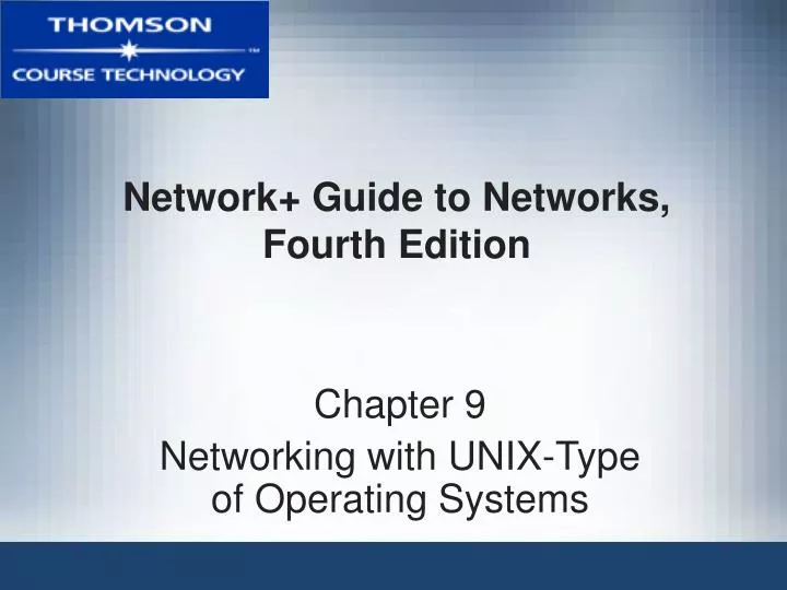 network guide to networks fourth edition