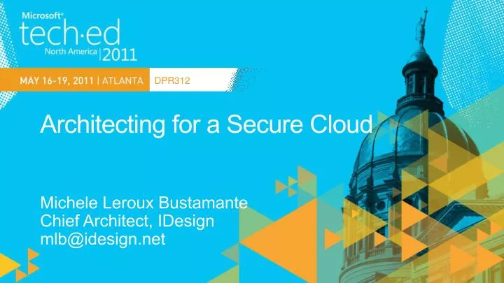 architecting for a secure cloud