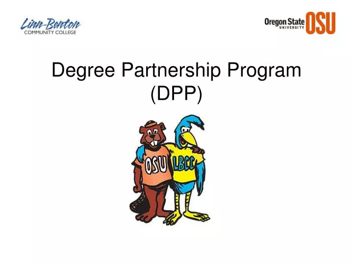 degree partnership program dpp