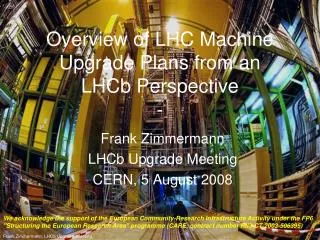 Overview of LHC Machine Upgrade Plans from an LHCb Perspective -