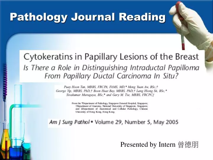 pathology journal reading