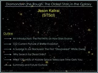 Jason Kalirai (STScI)