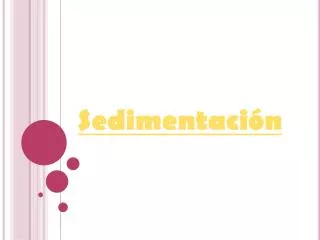sedimentaci n