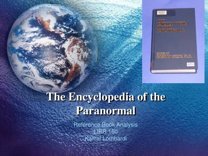 the encyclopedia of the paranormal