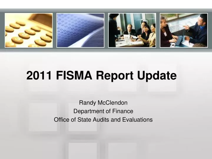 2011 fisma report update