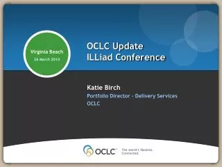 OCLC Update ILLiad Conference