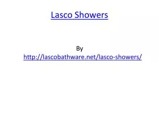 Lasco Showers