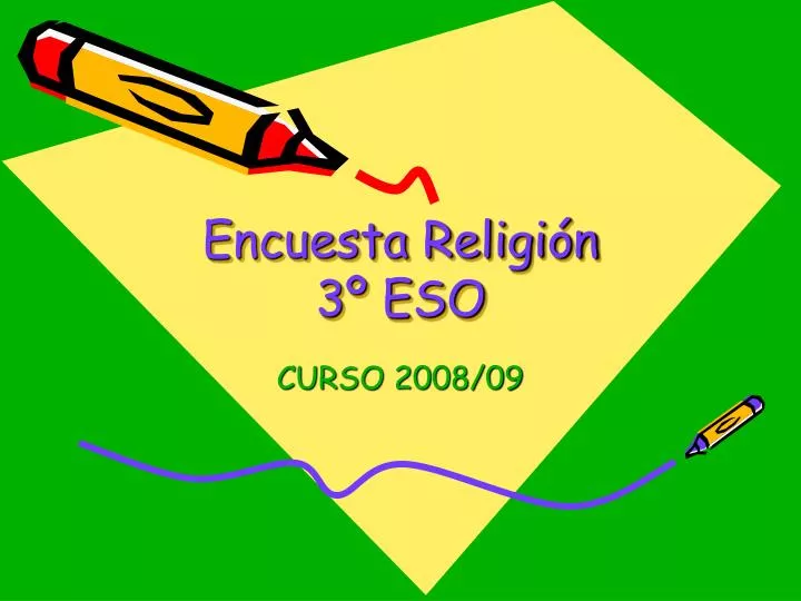 encuesta religi n 3 eso