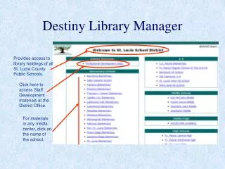 Destiny Library Manager