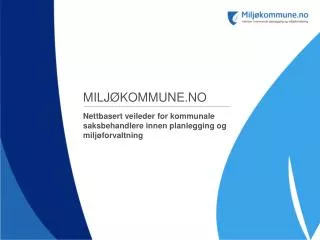 milj kommune no