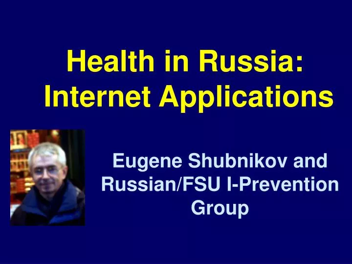 health in russia internet applications