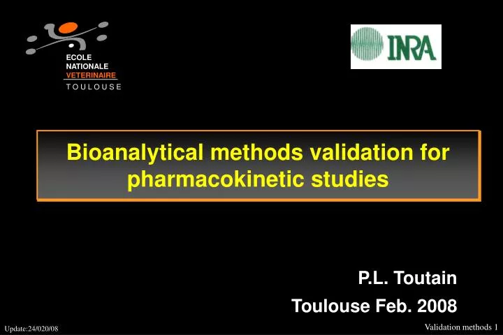 bioanalytical methods validation for pharmacokinetic studies