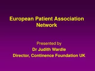 European Patient Association Network