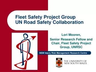 Fleet Safety Project Group UN Road Safety Collaboration